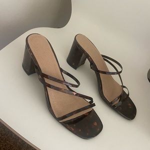 Tortoise shell heels